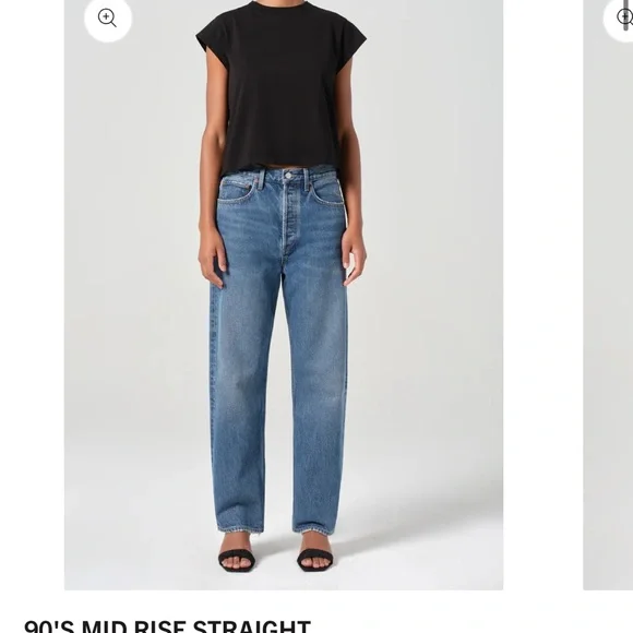 Agolde 90s Mid Rise Straight Jeans 26 - Picture 1 of 10